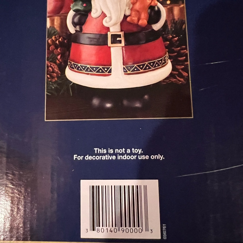 NWT Costco Decorative 10” Santa Figurine - Picture 4 of 4